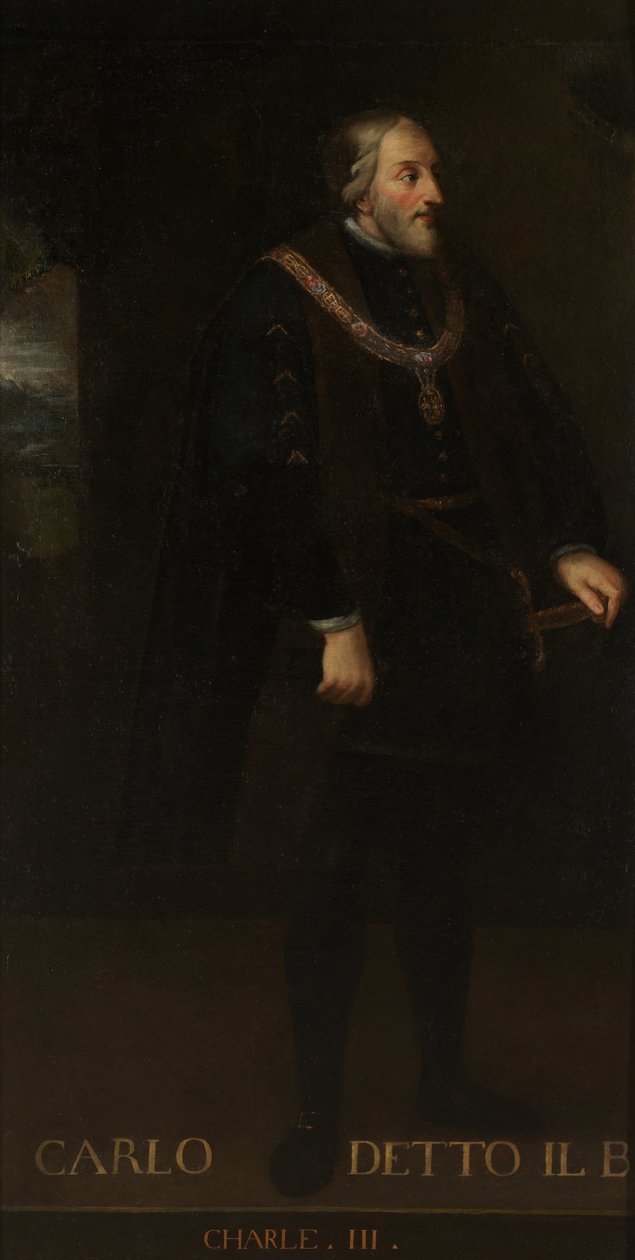 Portret Karola III autorstwa Unbekannt Unbekannt