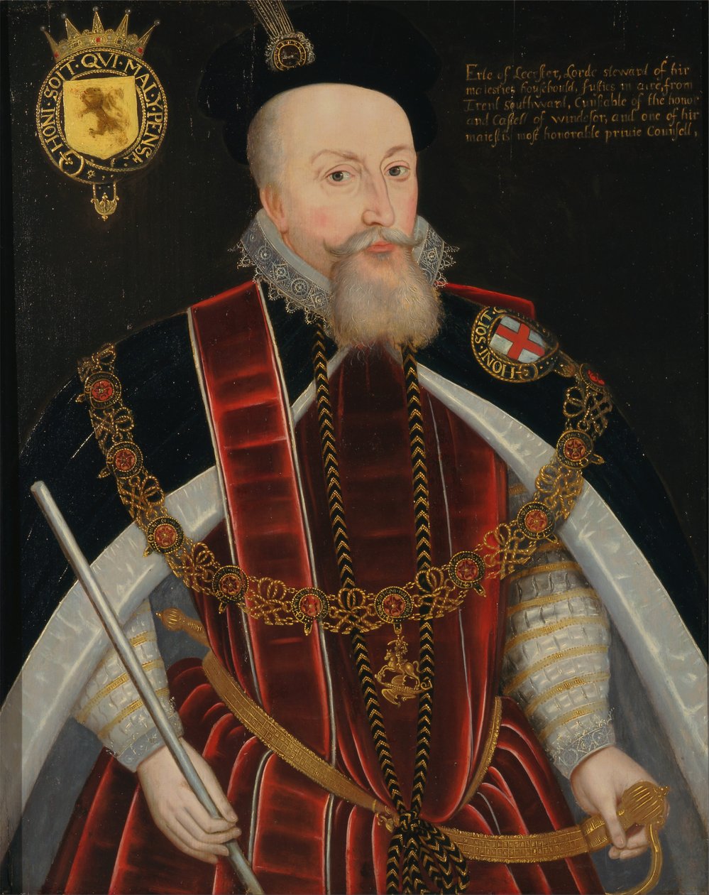 Robert Dudley, hrabia Leicester autorstwa Unbekannt Unbekannt