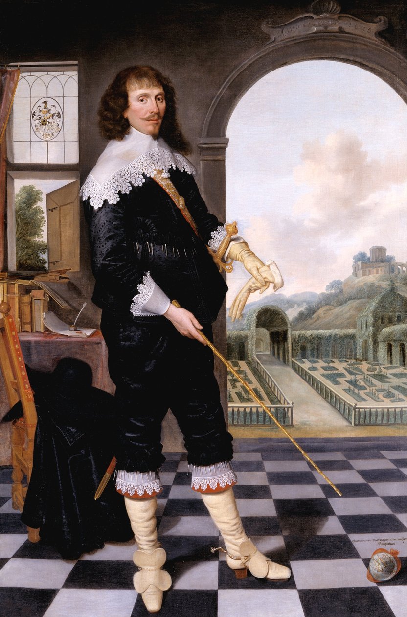 Szkoła XVII wiek - Portret Williama Style of Langley autorstwa Unbekannt Unbekannt