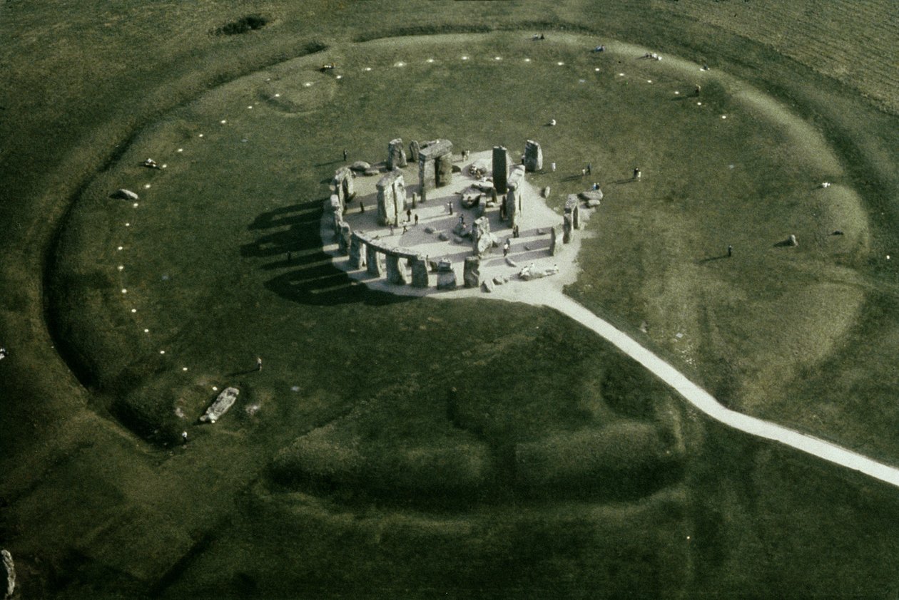 Stonehenge z powietrza autorstwa Unbekannt Unbekannt