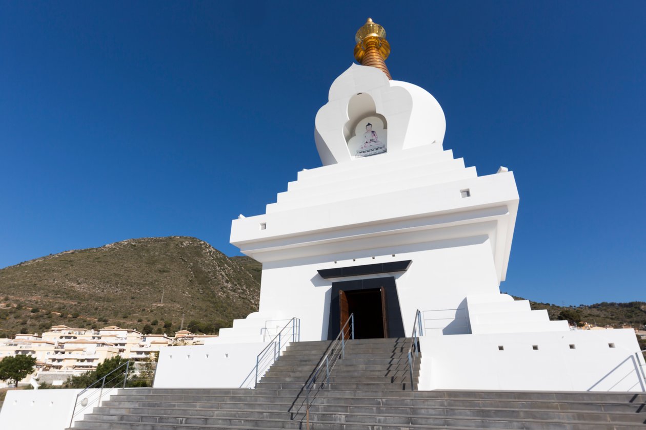Stupa, Benalmadena Pueblo, Hiszpania autorstwa Unbekannt Unbekannt