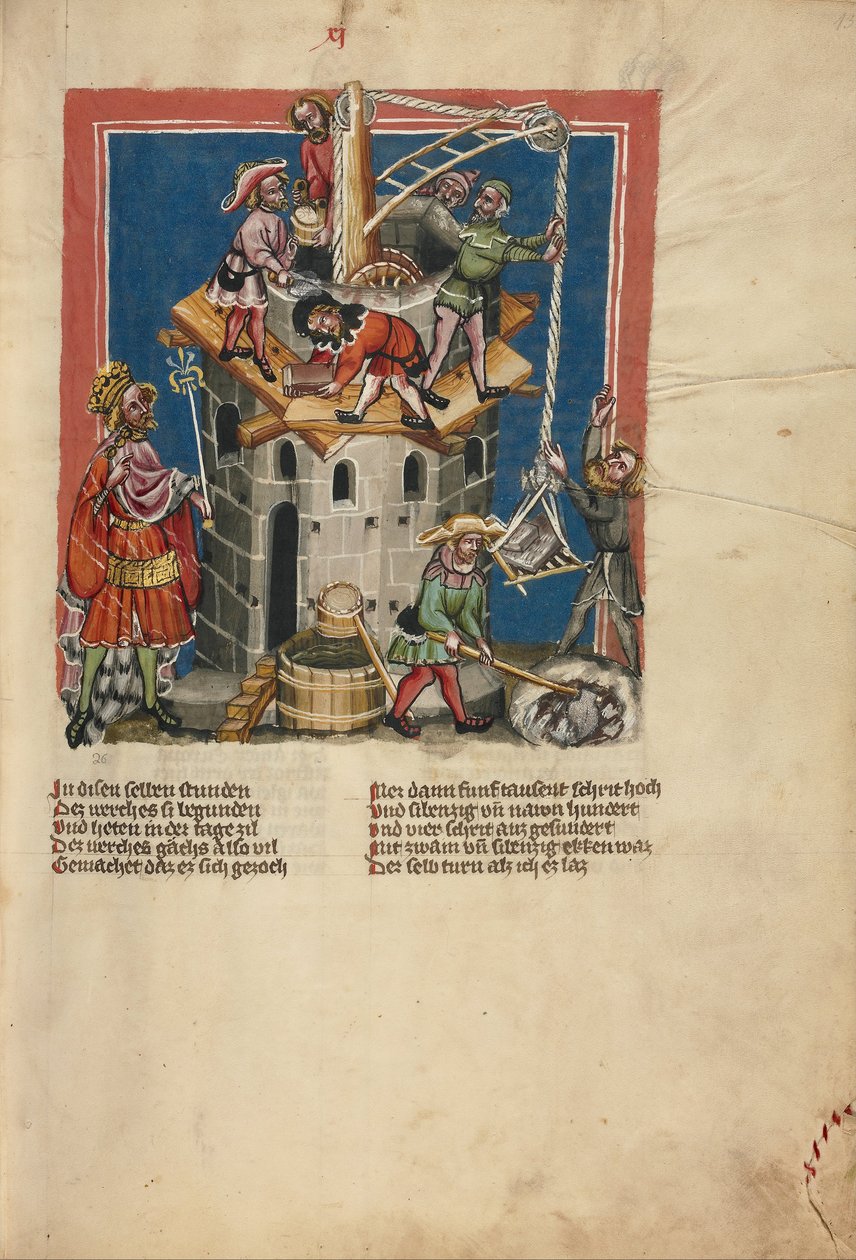 Budowa wieży Babel autorstwa Unbekannt Unbekannt