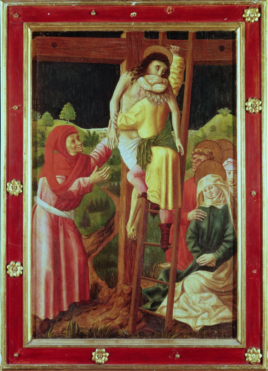 Osadzanie, c.1490 (tempera na panelu) autorstwa Unbekannt Unbekannt