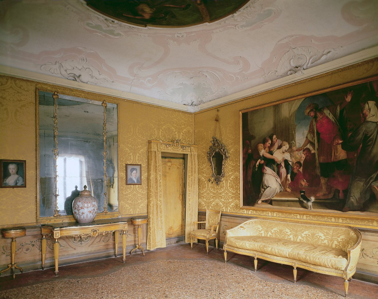 Żółty Salonik, Ca Rezzonico, Museo del Settecento, Wenecja zdjęcie autorstwa Unbekannt Unbekannt