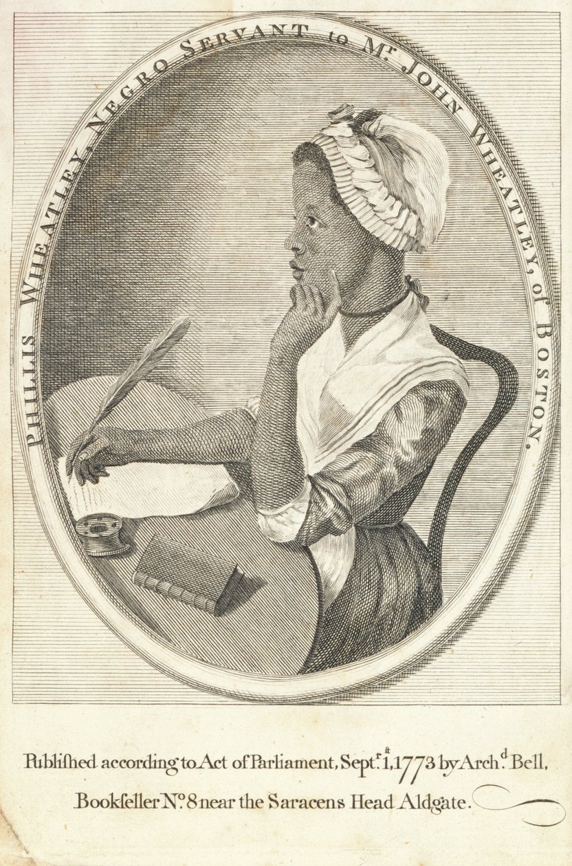 Niezidentyfikowany artysta - Phillis Wheatley autorstwa Unbekannt Unbekannt
