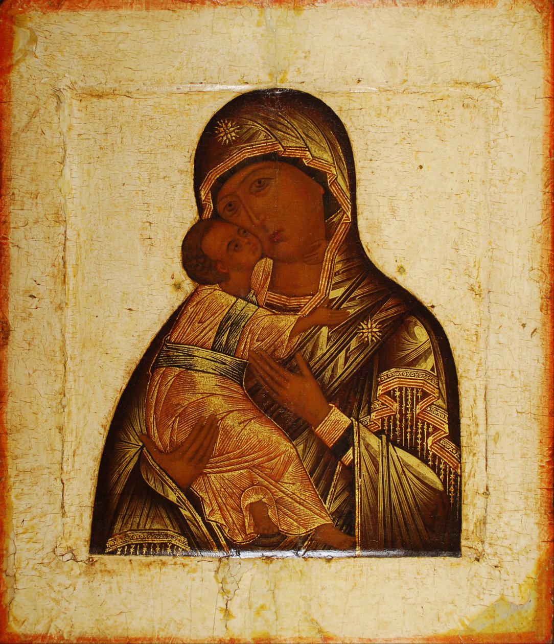 Niezidentyfikowany artysta - Madonna Czułości z Dzieciątkiem autorstwa Unbekannt Unbekannt
