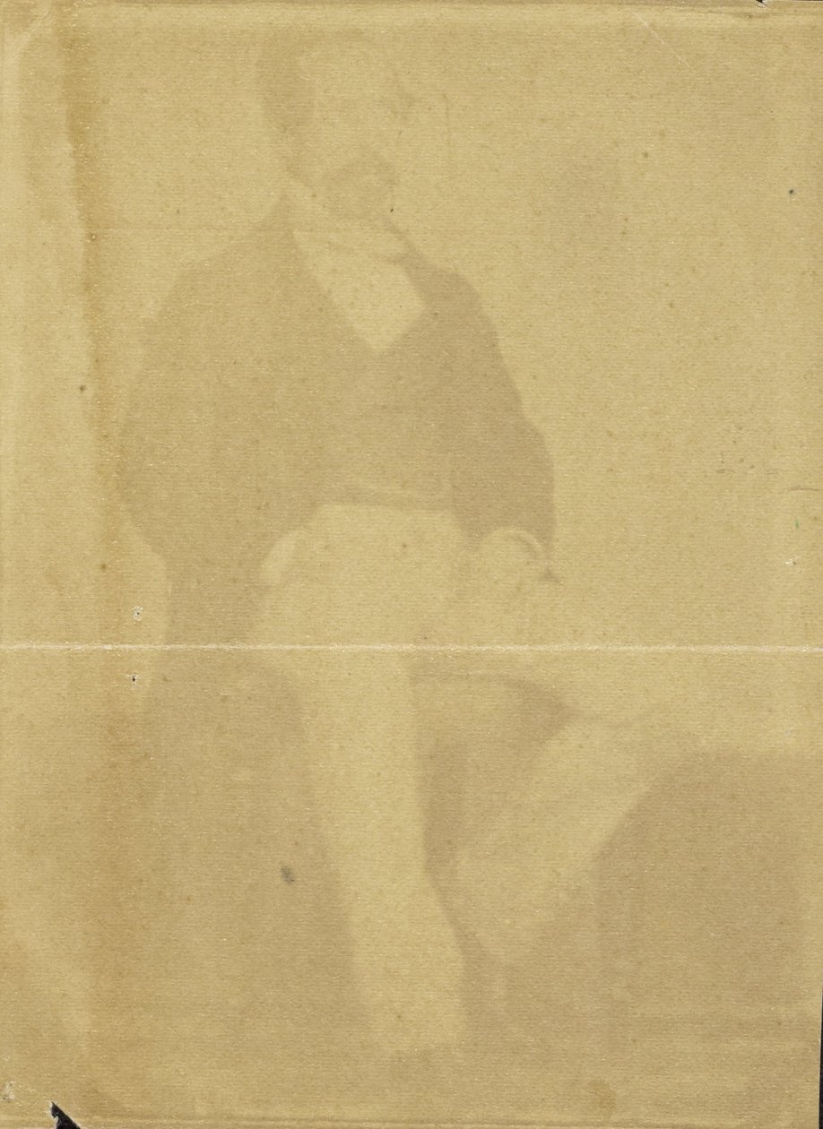 Nieznany twórca, Brytyjczyk, aktywne Indie ok. 1843 r. - (Portret siedzącego mężczyzny z wąsami) autorstwa Unbekannt Unbekannt