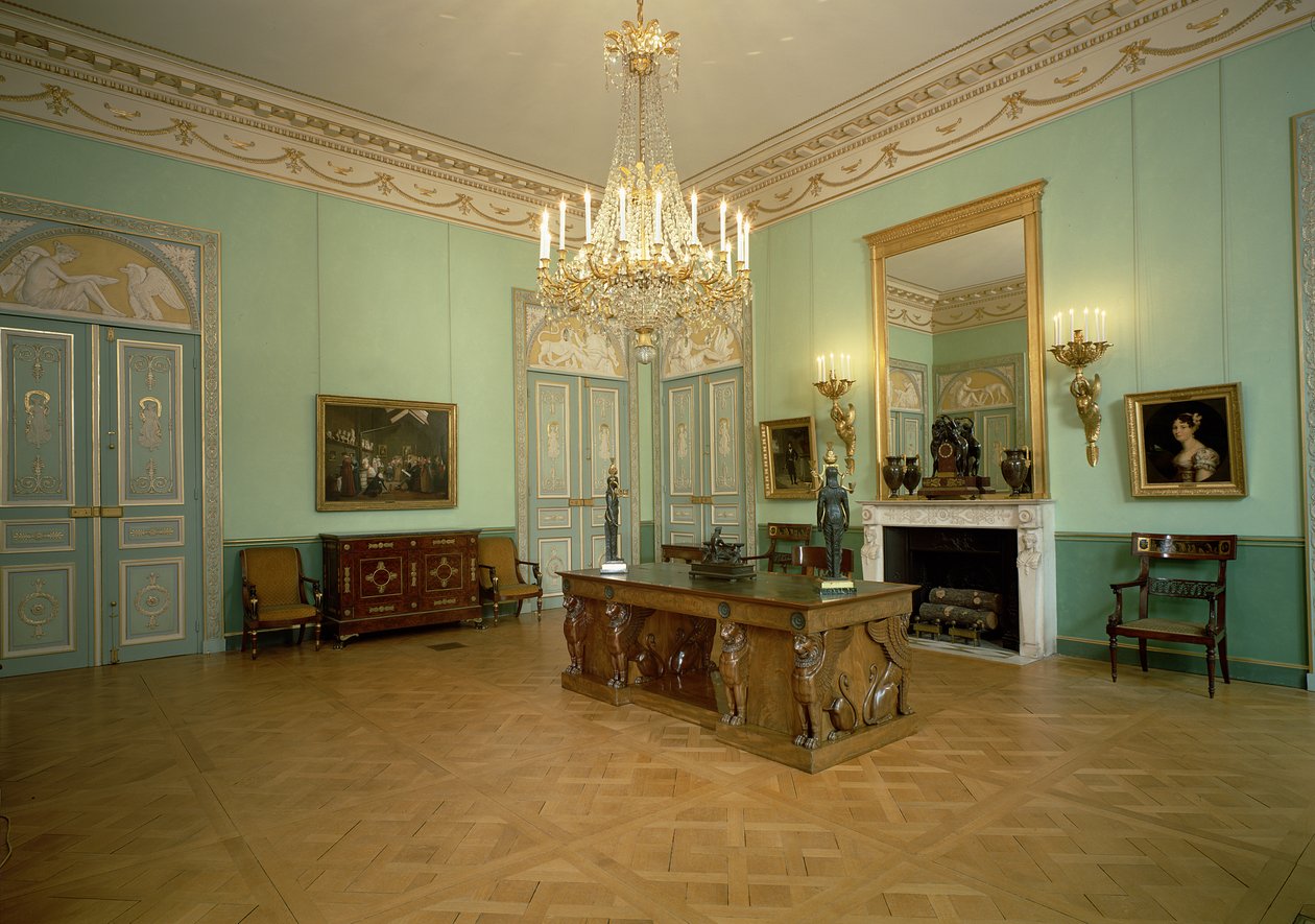 Widok na Salon Musee Marmottan Monet, Paryż, XVIII-XIX w. autorstwa Unbekannt Unbekannt