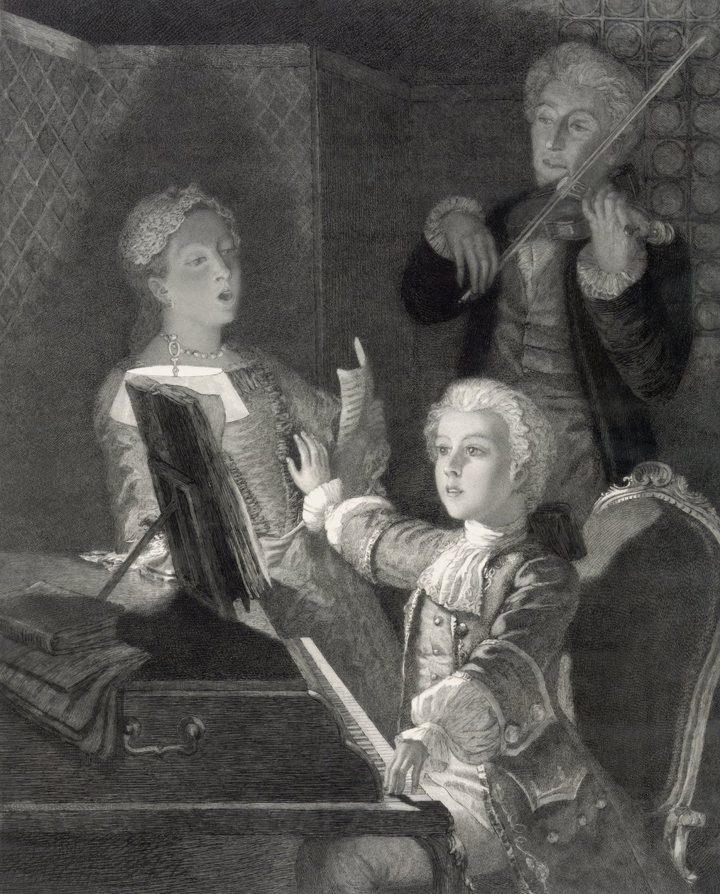 Wolfgang Amadeusz Mozart jako dziecko autorstwa Unbekannt Unbekannt