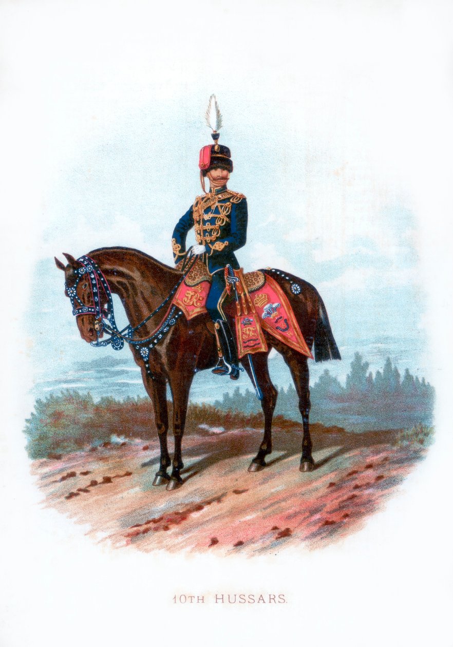 10. Huzarzy, 1889 autorstwa Unbekannt