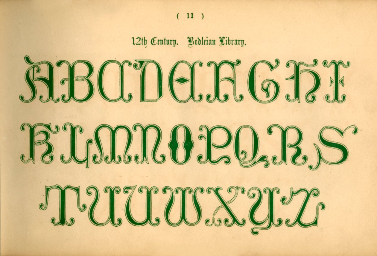 XII wiek. Biblioteka Bodlejańska, 1862 autorstwa Unbekannt