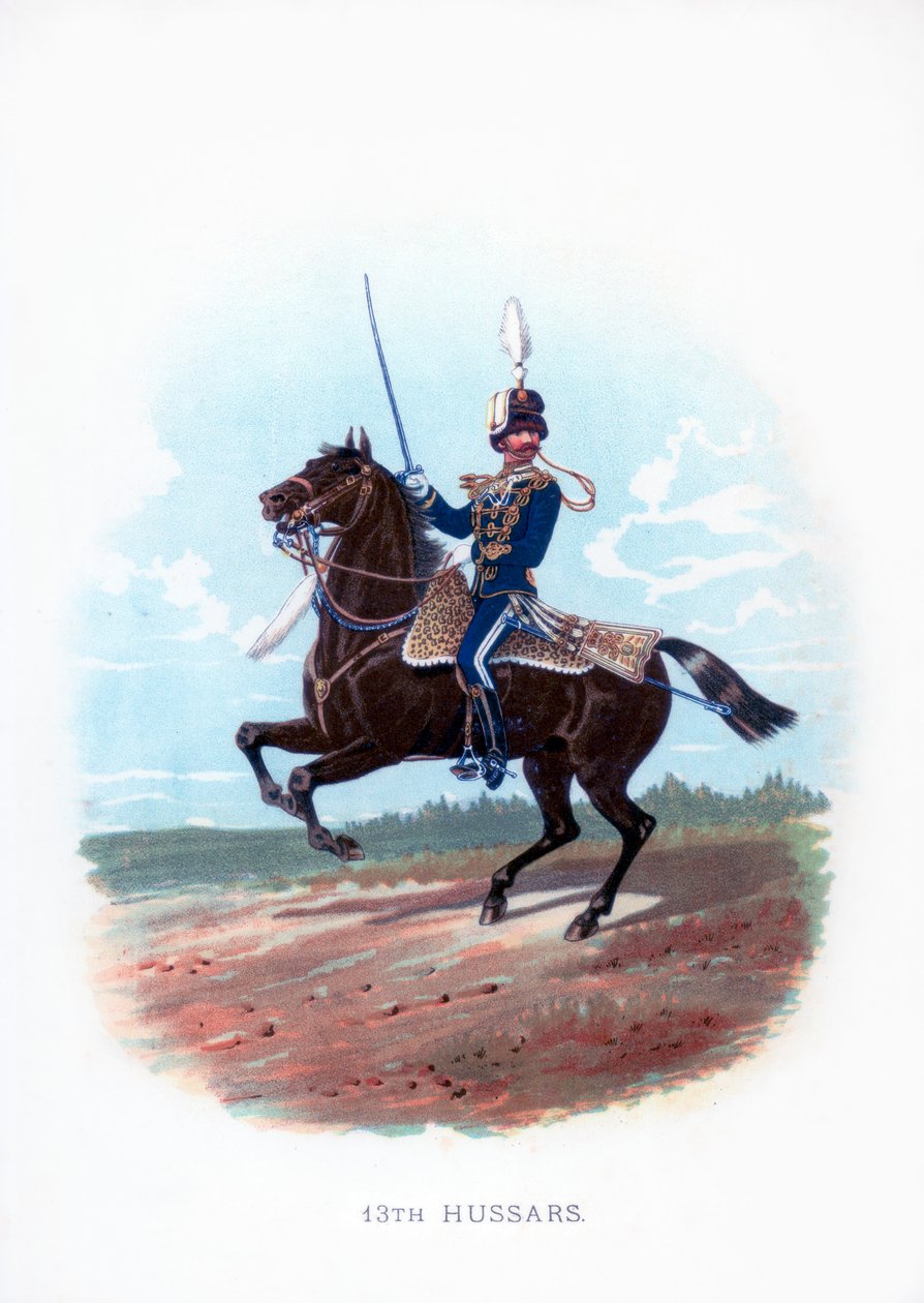 13. Huzarów, 1889 autorstwa Unbekannt