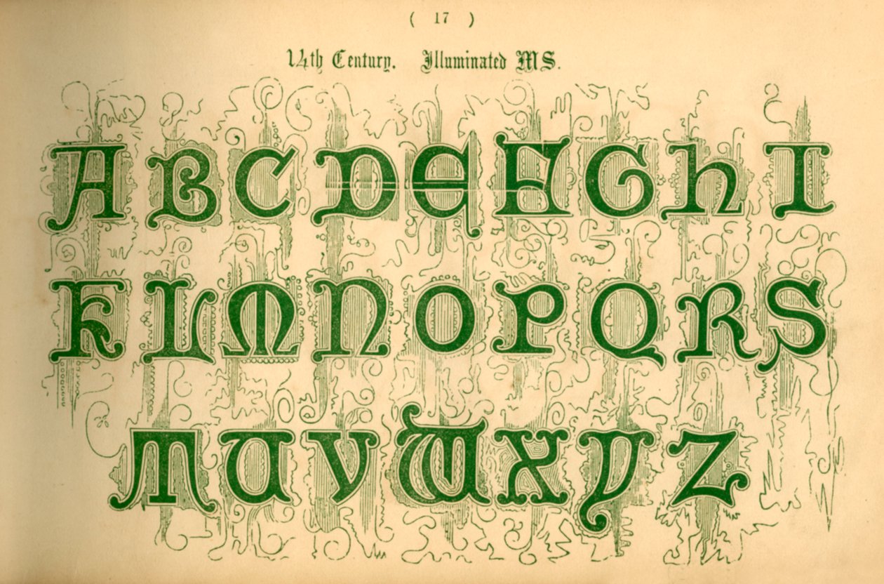 14 wiek. oświetlony MS., 1862 autorstwa Unbekannt