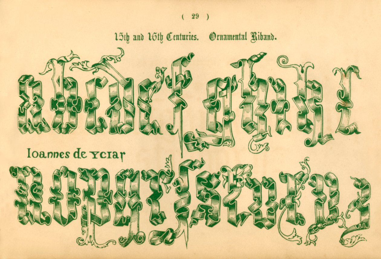 Wiek XV i XVI. Wstęga ozdobna, 1862 autorstwa Unbekannt