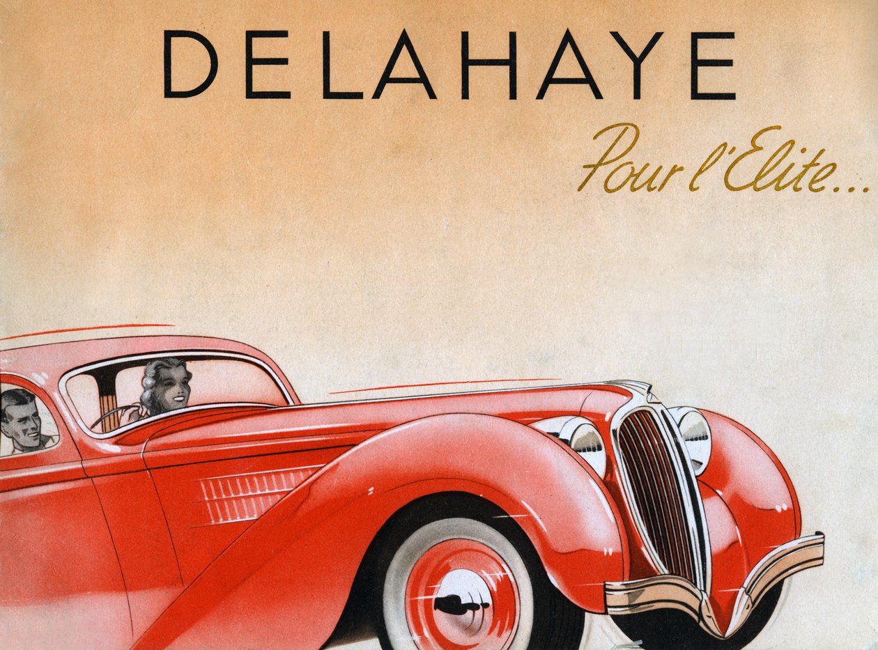 1938 Delahaye. autorstwa Unbekannt