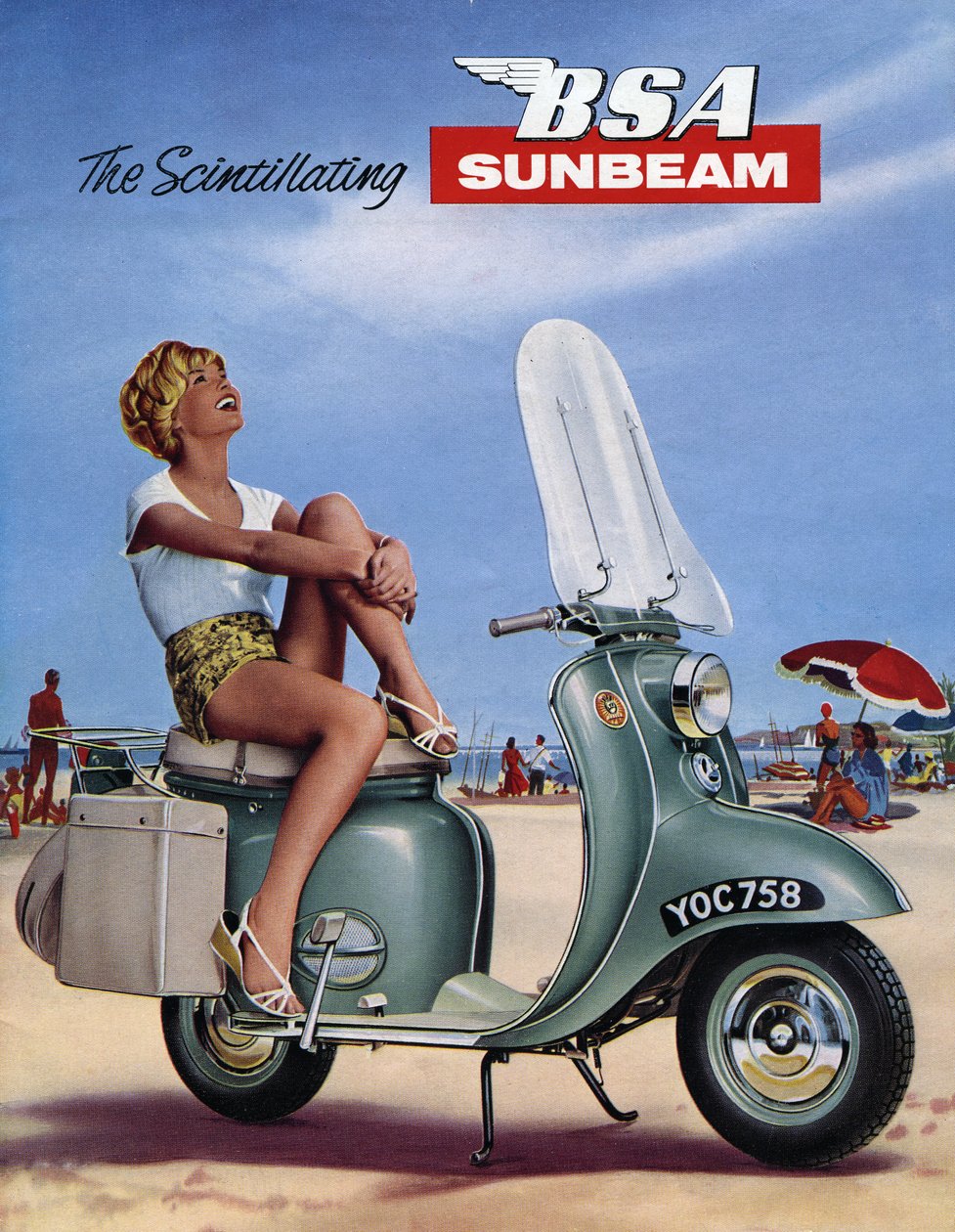 Broszura dotycząca hulajnogi BSA Sunbeam z 1964 r. autorstwa Unbekannt