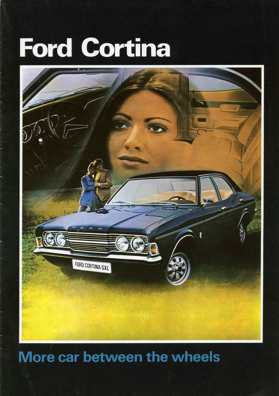 1972 Okładka broszury sprzedażowej Forda Cortina Mk3. autorstwa Unbekannt