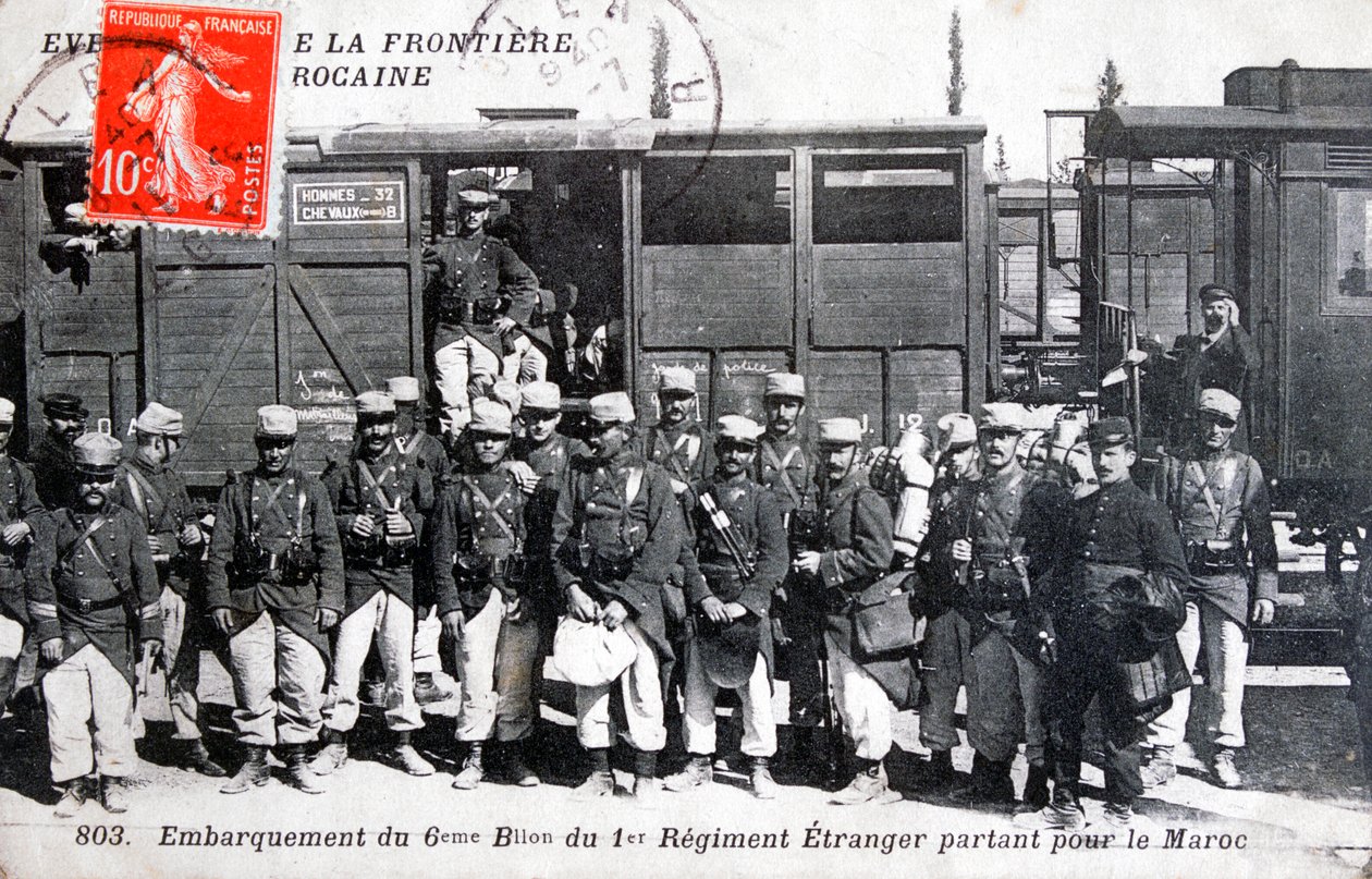 1 pułk Legii Cudzoziemskiej, Maroko, 1911 autorstwa Unbekannt