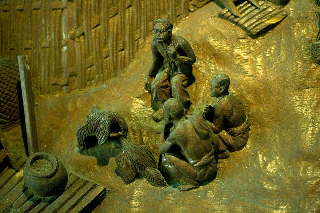 3D Woodcut. Tajlandia, 17 stycznia 2007 r. (Zdjęcie) autorstwa Unbekannt