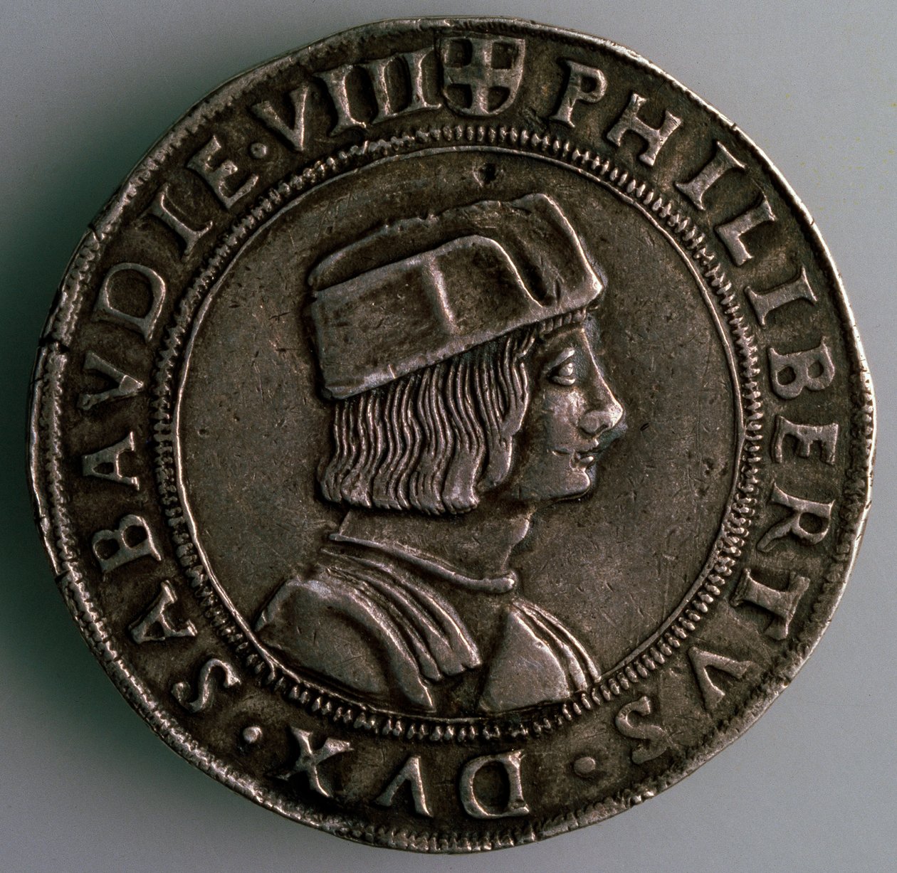 4-Testoon. Księstwo Sabaudii, Włochy, awers: Philibert II, książę Sabaudii, 1497-1504 autorstwa Unbekannt