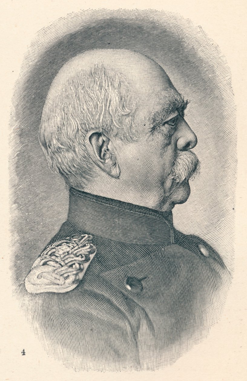 4 - Otto von Bismarck na czterech etapach kariery, 1907 autorstwa Unbekannt
