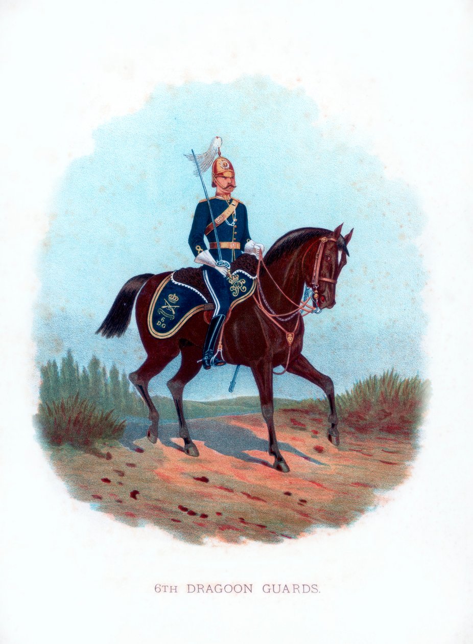 6. Gwardia Dragonów, 1888 r. autorstwa Unbekannt
