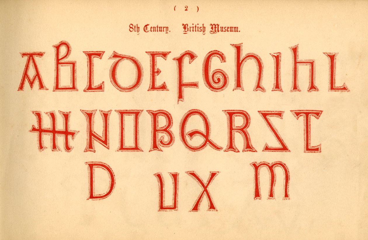 VIII wiek. Muzeum Brytyjskie, 1862 autorstwa Unbekannt