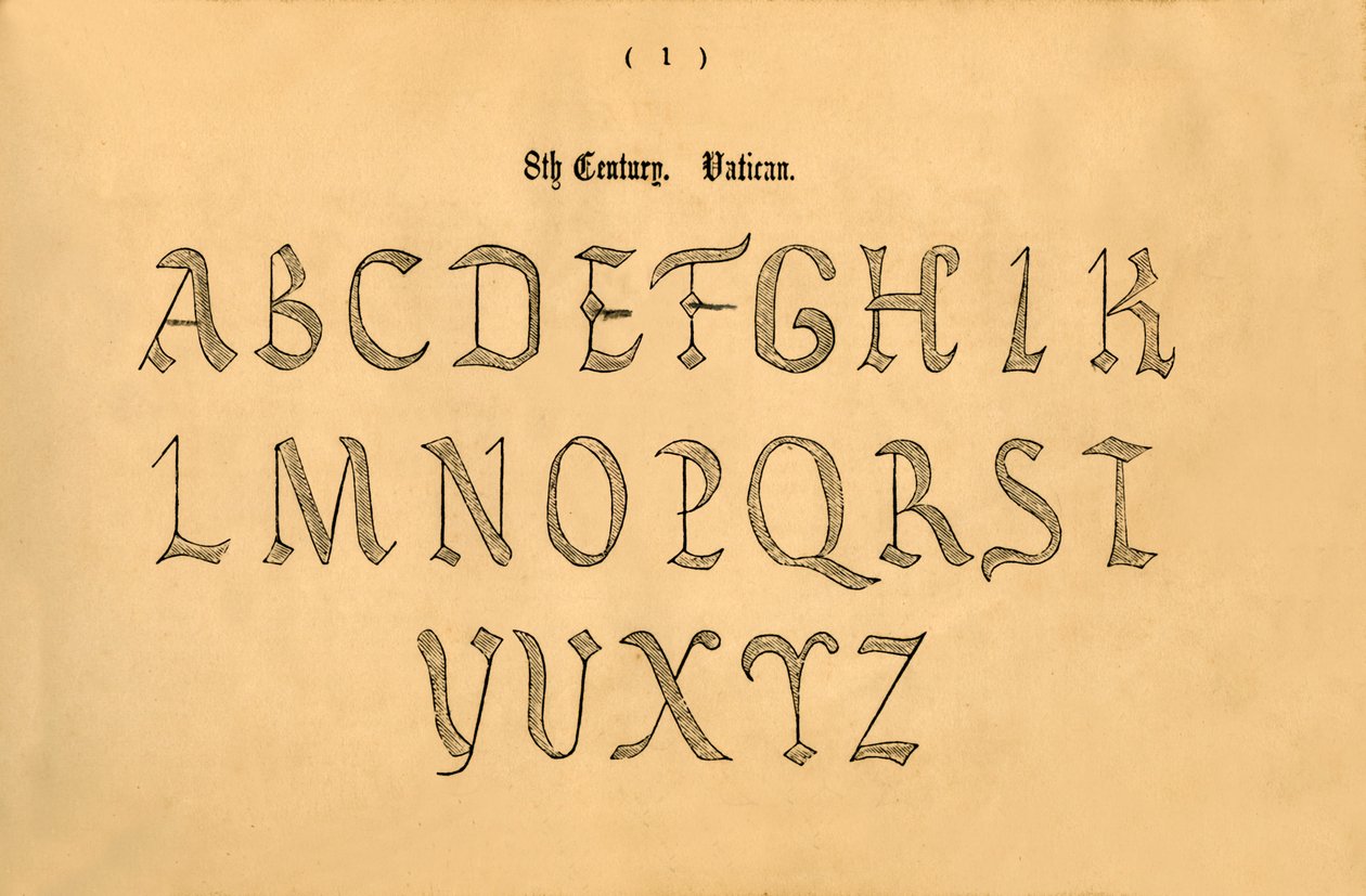 VIII wiek. Watykan, 1862 r. autorstwa Unbekannt
