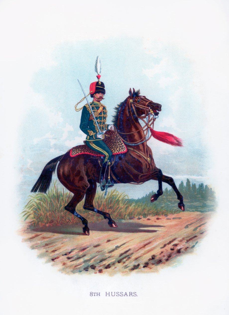 8. Huzarzy, 1889 autorstwa Unbekannt