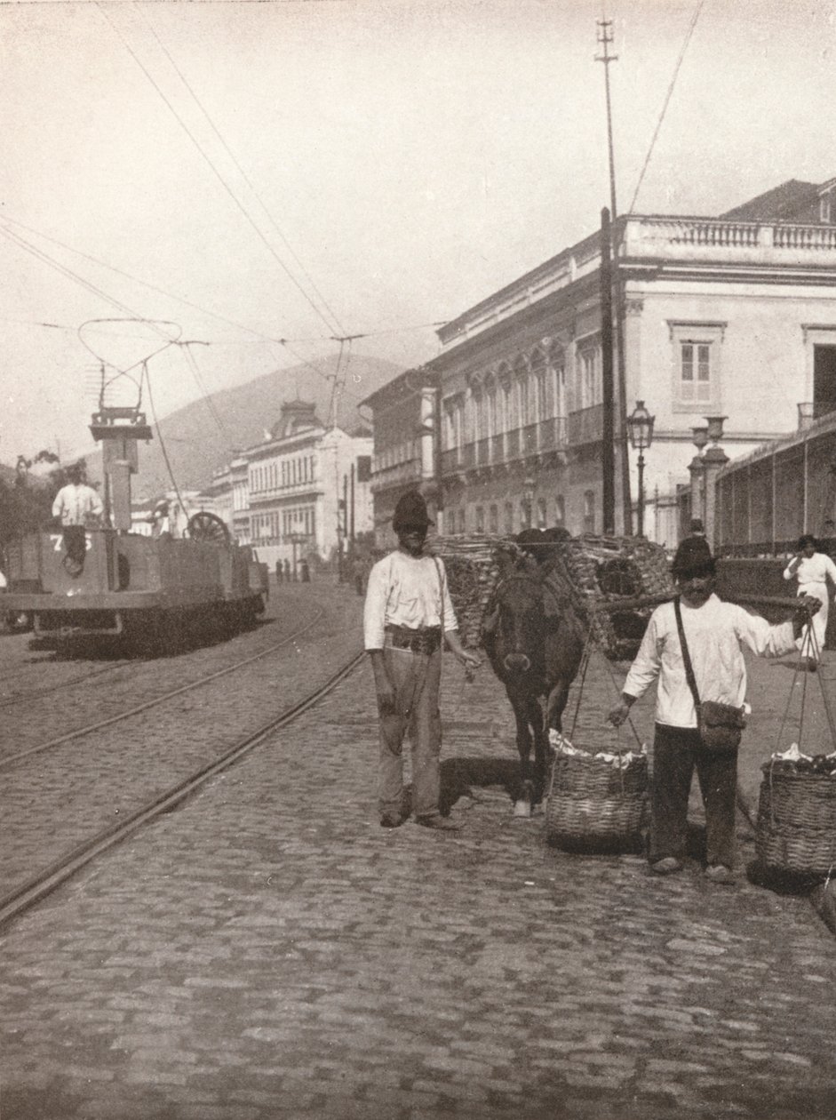 Scena uliczna Botafogo, Rio, 1914 autorstwa Unbekannt