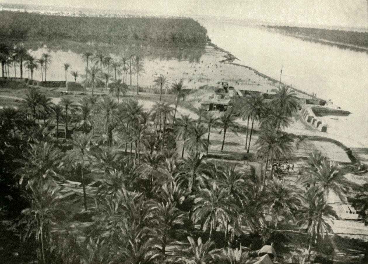 Pozycja brytyjska nad rzeką Tygrys, 1919. autorstwa Unbekannt