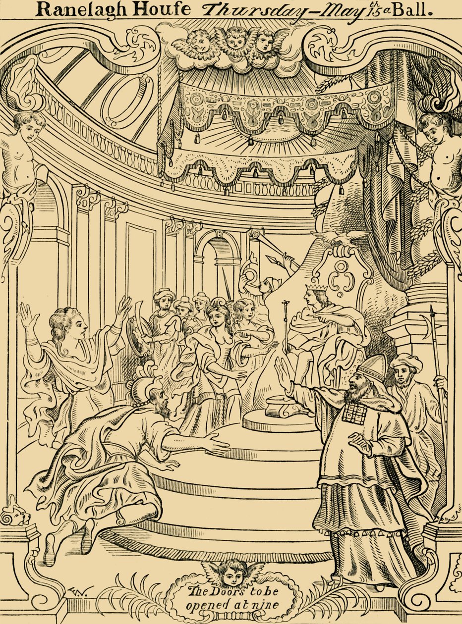 Karta zaproszenia do Ranelagh, c1876. autorstwa Unbekannt