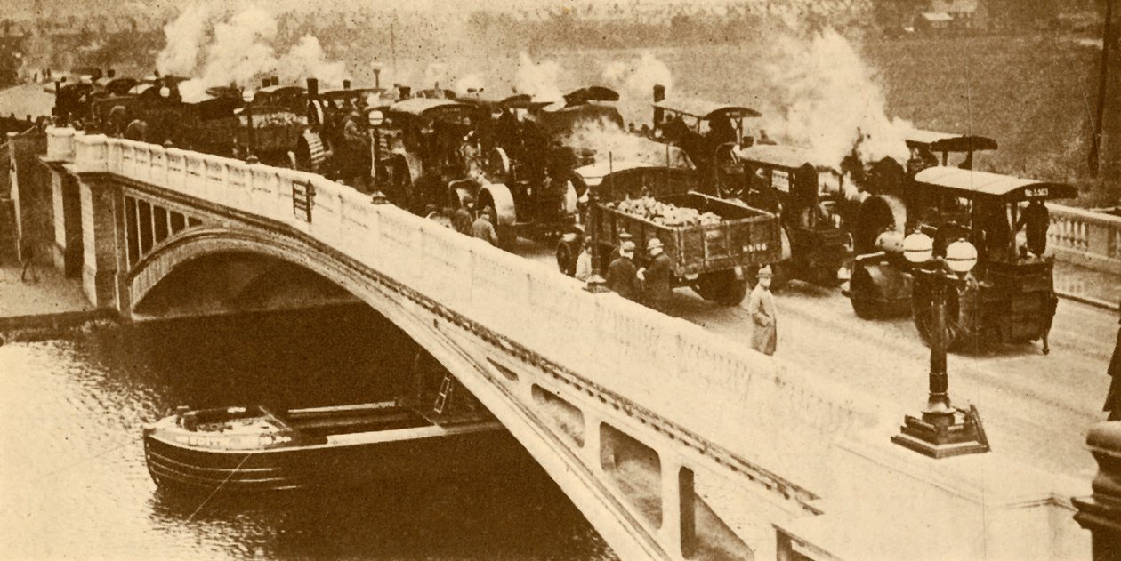 Betonowy most przez Tamizę w Caversham, c1930. autorstwa Unbekannt