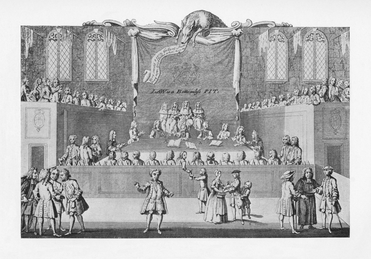 Sąd około 1733, c1733, 1904 autorstwa Unbekannt