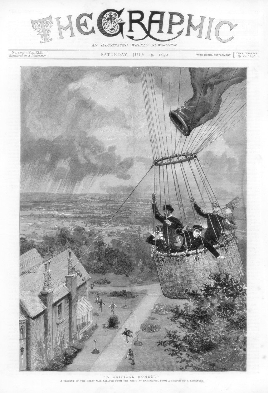 Krytyczny moment, 1890 autorstwa Unbekannt