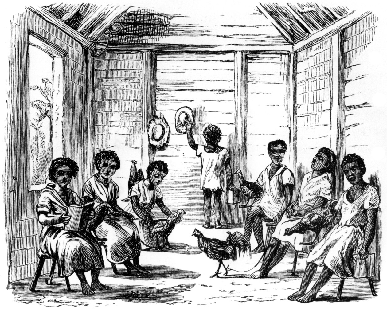 Szkoła dominikańska, Santo Domingo, 1873 autorstwa Unbekannt