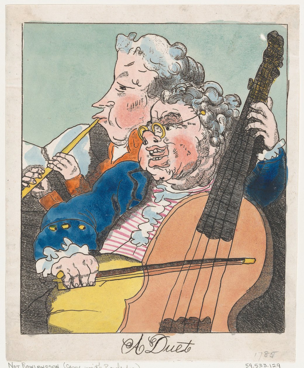 Duet, 1785., 1785 . autorstwa Unbekannt