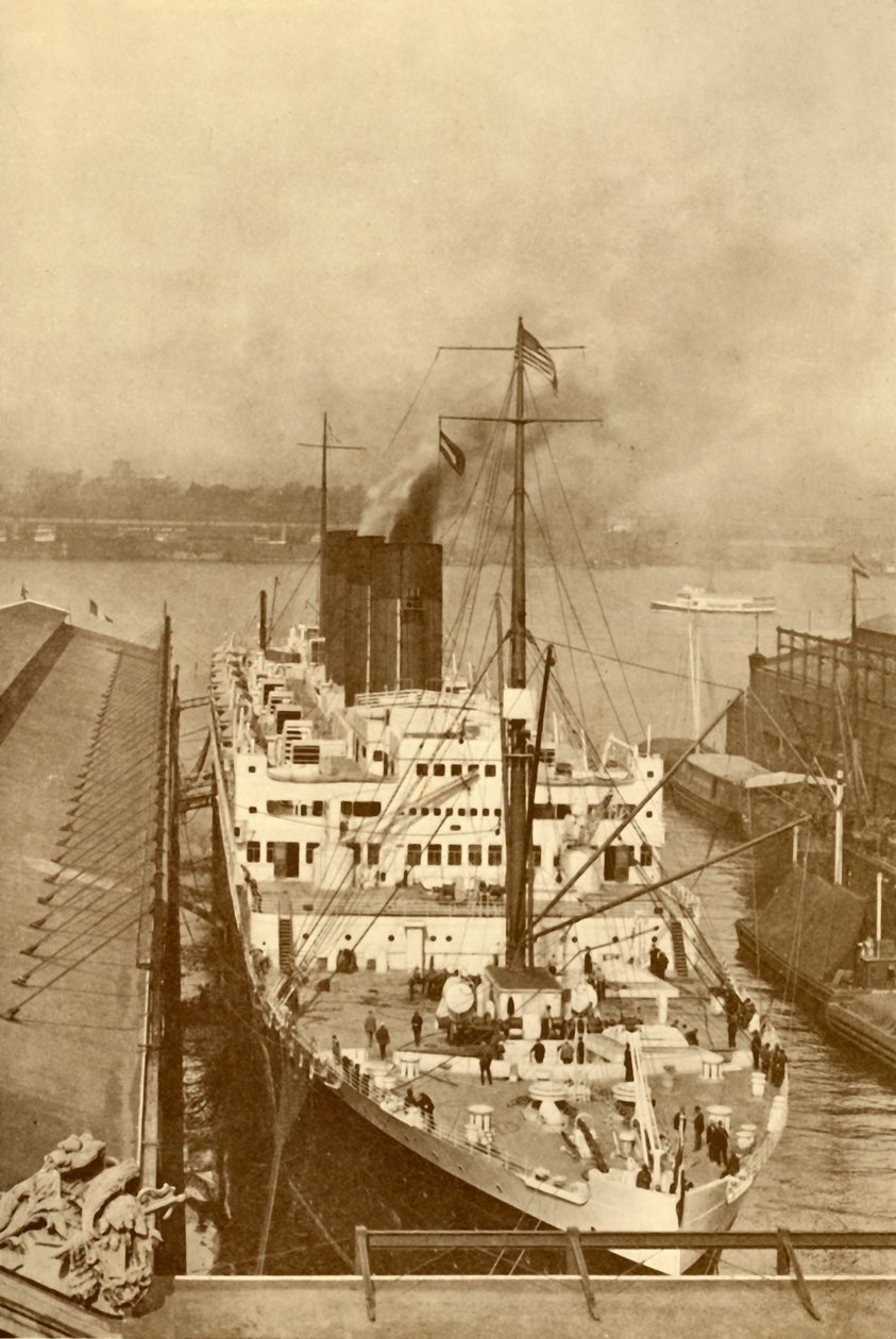 Słynny francuski liniowiec, Paryż 34 569 ton, c1930. autorstwa Unbekannt