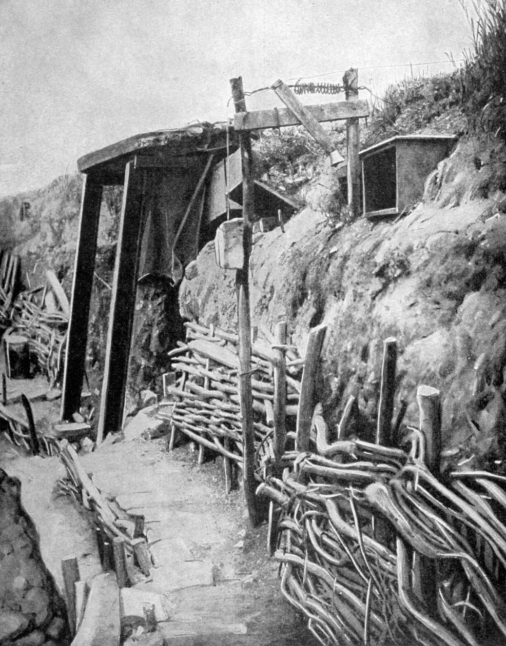 Okop francuski, I wojna światowa, 1915 autorstwa Unbekannt