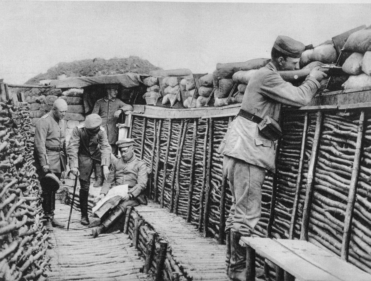 Okop niemiecki, I wojna światowa, 1915 autorstwa Unbekannt