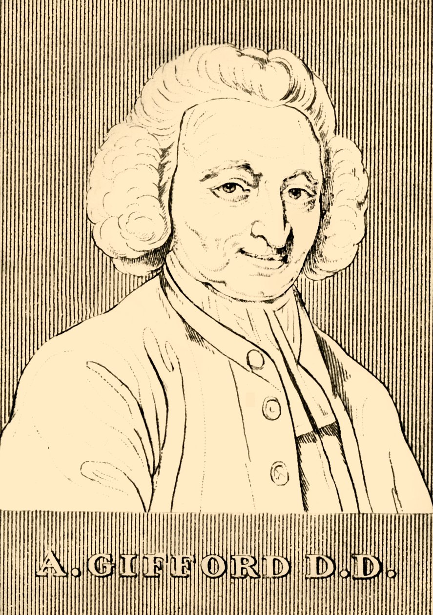 A. Gifford DD, 1700-1784, 1830. autorstwa Unbekannt