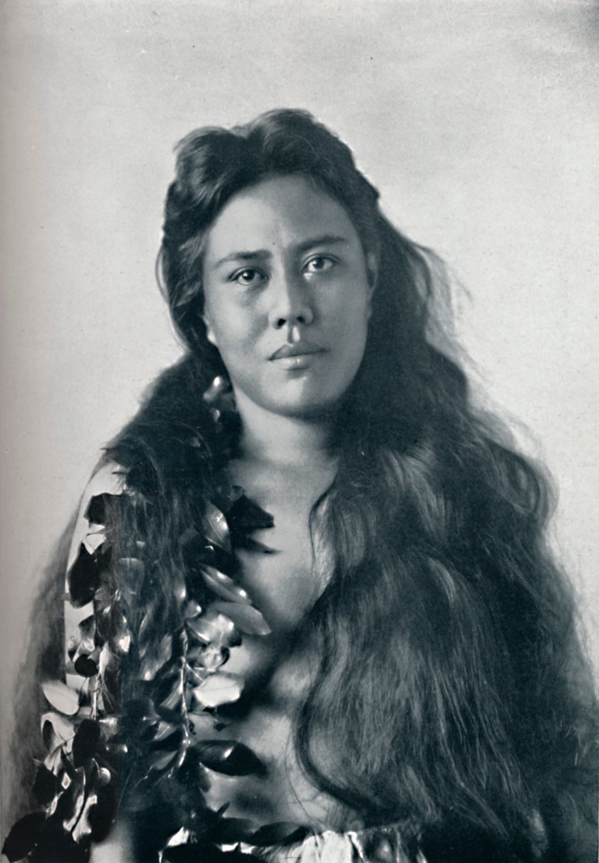 Tancerka Hula, Honolulu, Hawaje, 1902 autorstwa Unbekannt
