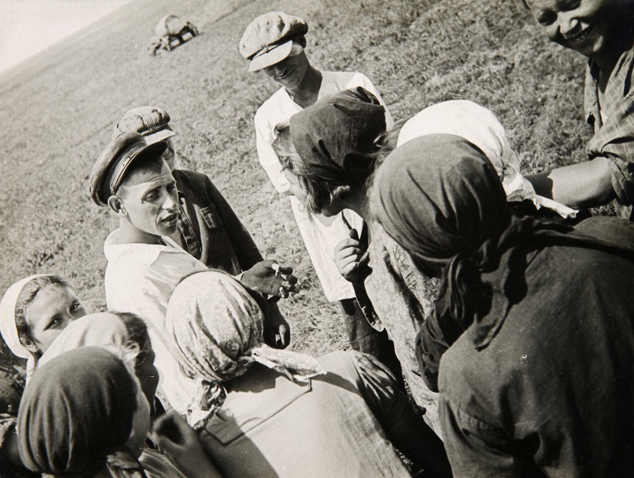 Brygada kołchozowa w przerwie, ZSRR, 1931 autorstwa Unbekannt