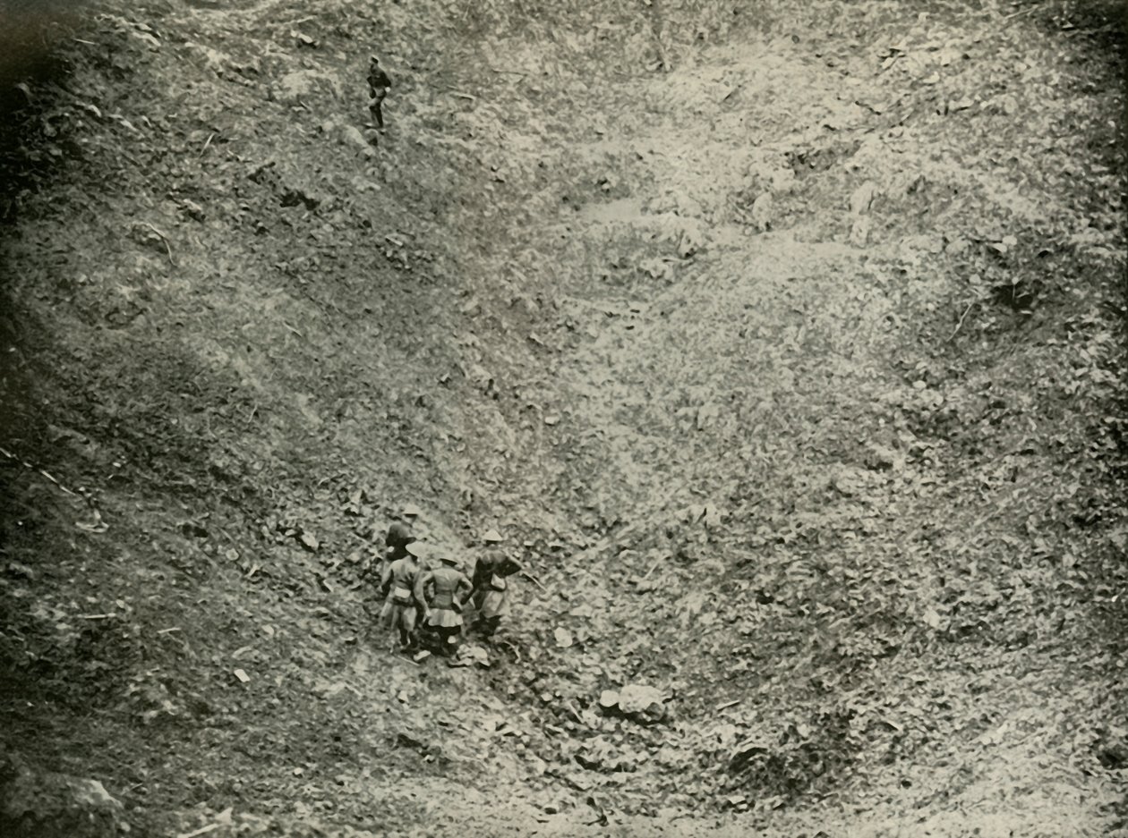 Krater kopalni w High Wood, 1919. autorstwa Unbekannt