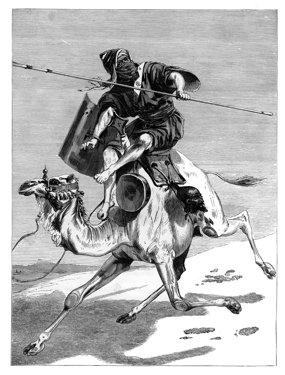 Mauretański wojownik, ok. 1890 autorstwa Unbekannt