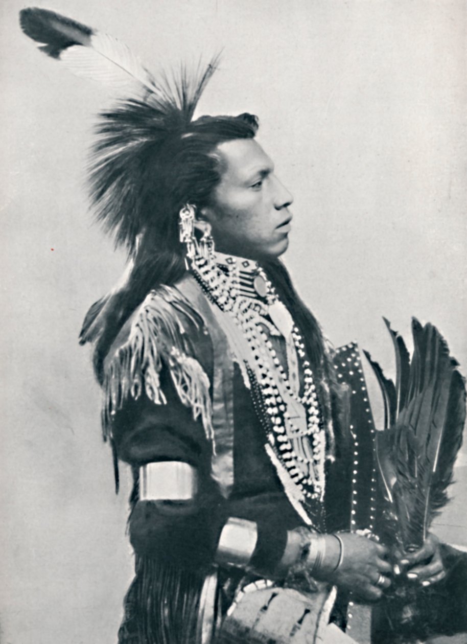 Profil wodza Indian Ameryki Północnej, 1912 r autorstwa Unbekannt