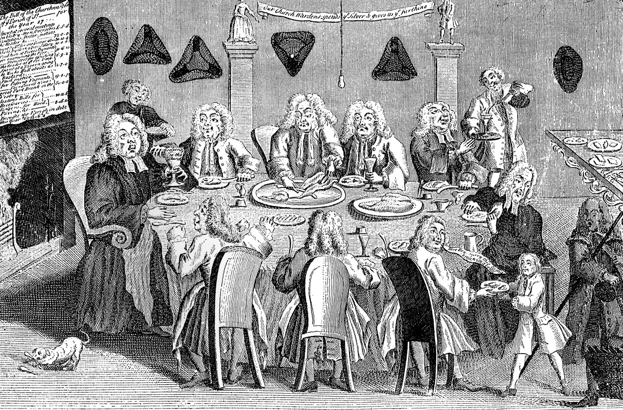 Uczta parafialna, 1741 autorstwa Unbekannt