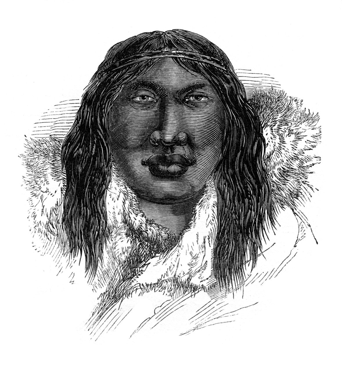 Patagończyk, 1848 autorstwa Unbekannt