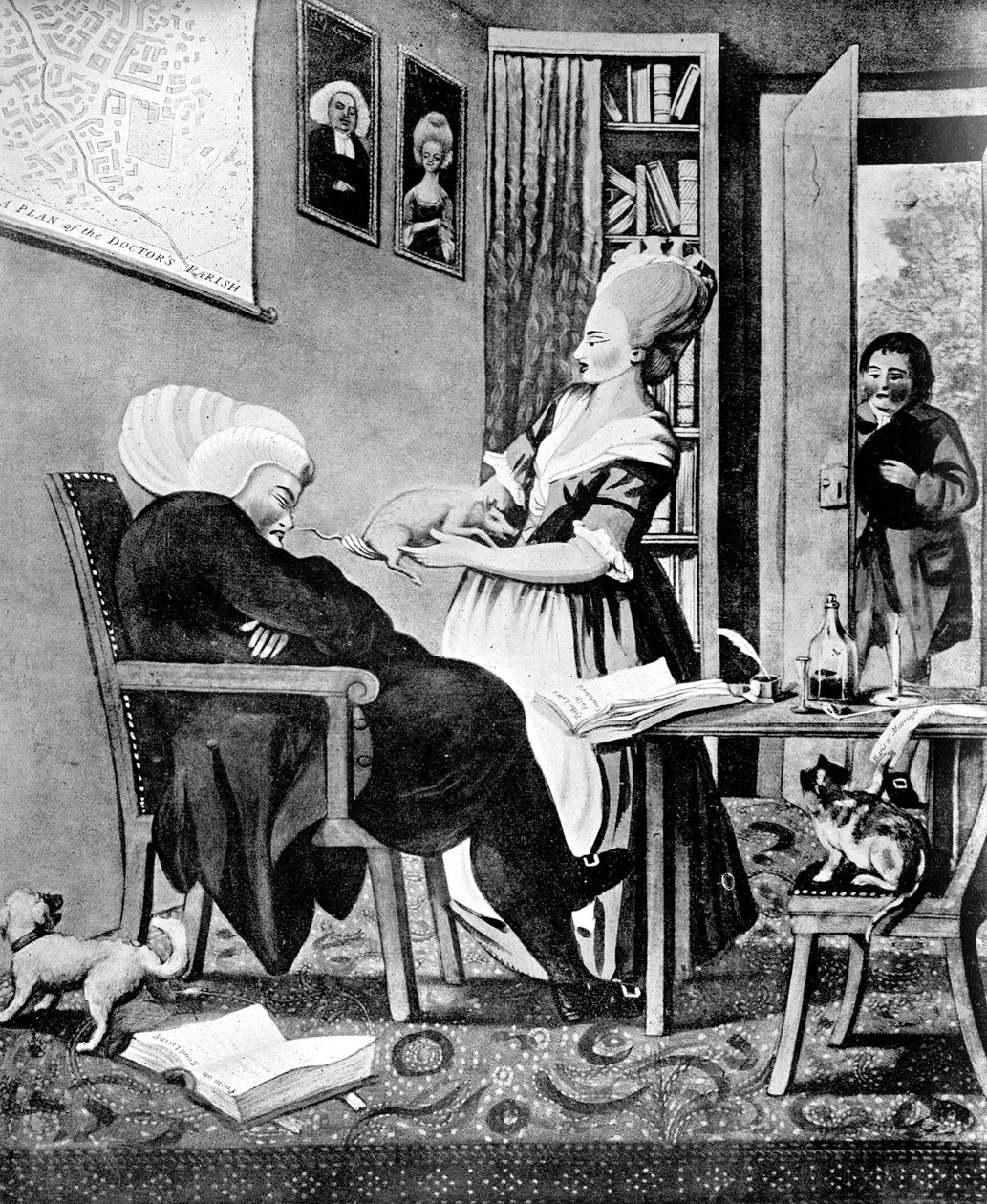 Przyjemny sposób na uwodzenie lekarza lub świnki tysowej bez złego wzroku. 1770 autorstwa Unbekannt