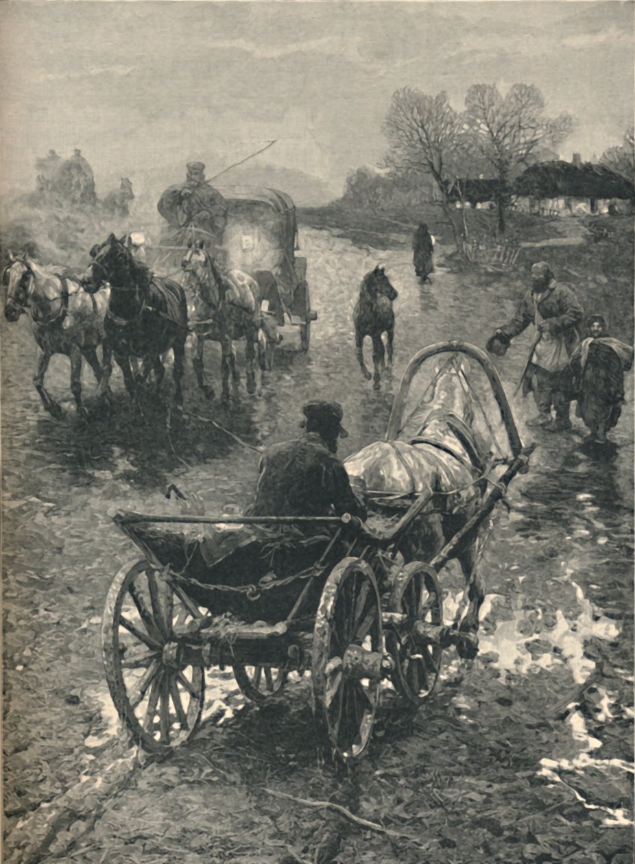 Wieś polska: listopad 1886 autorstwa Unbekannt